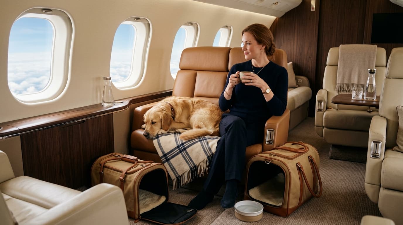 Flying with Pets on a Private Jet: What UK Travellers Need to Arrange