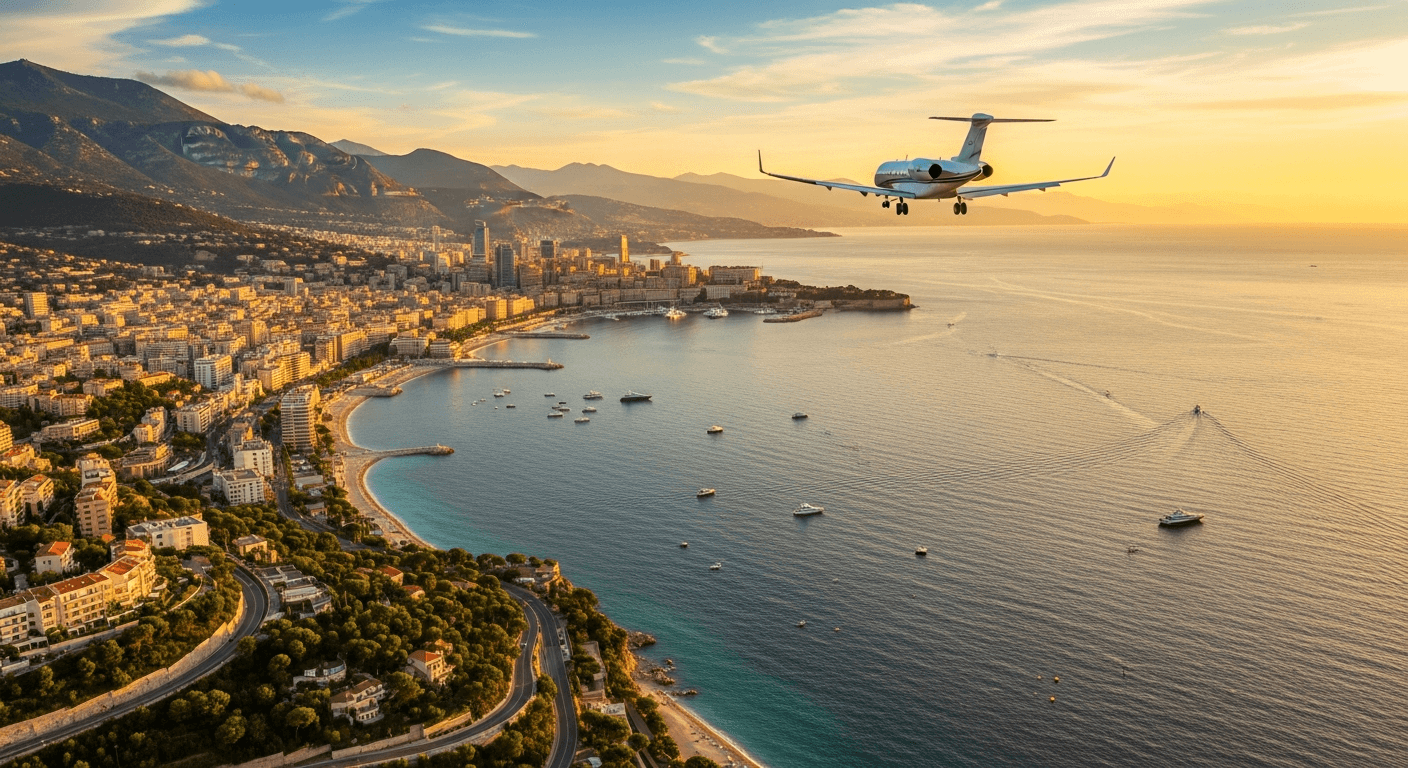 Private Jet Travel to the French Riviera: The Ultimate Guide to Flying into Nice, Cannes, and Monaco