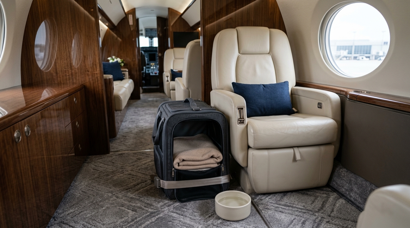Flying with Pets on a Private Jet: What UK Travellers Need to Arrange